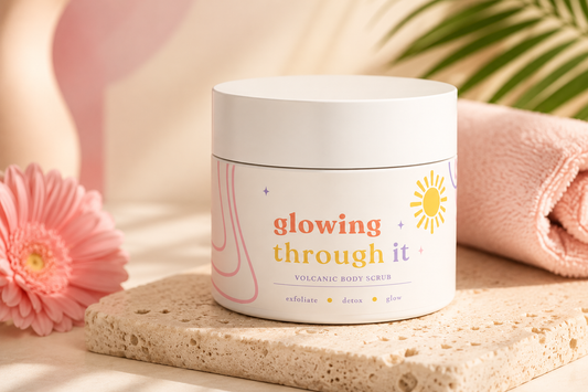 "Glowing Through It" Volcanic Body Scrub